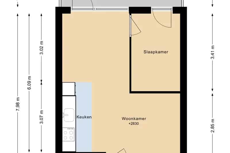 Appartement te koop Amsterdam Oost 42m2 Energielabel A