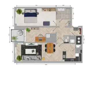 2 Kamer Appartement 103m2 Amsterdam Ruim Licht Luxe