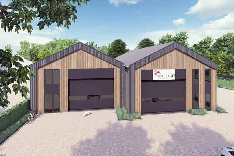 Bedrijfshal te Huur Barneveld 410m2 Nieuwbouw