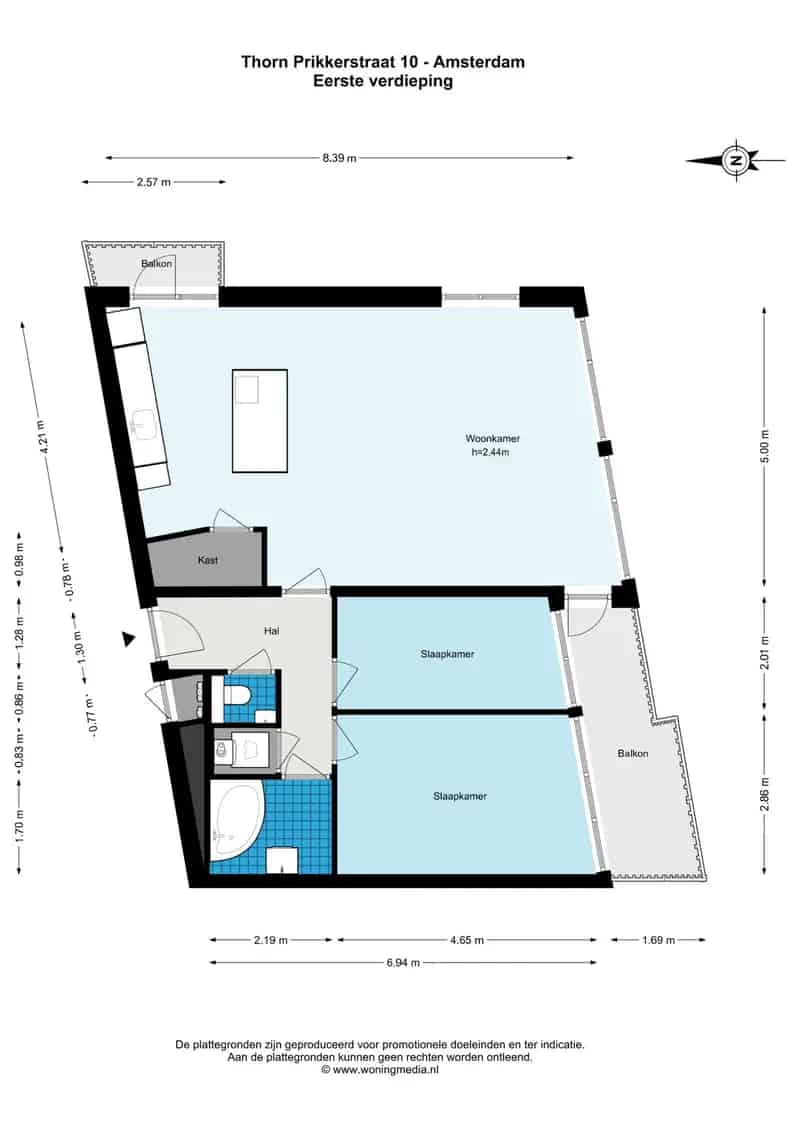 Appartement te koop: Thorn Prikkerstraat 10 1062 BP Amsterdam | Funda
