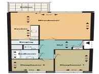 Appartement Velserbroek Maan Bastion 70m2 3 kamers