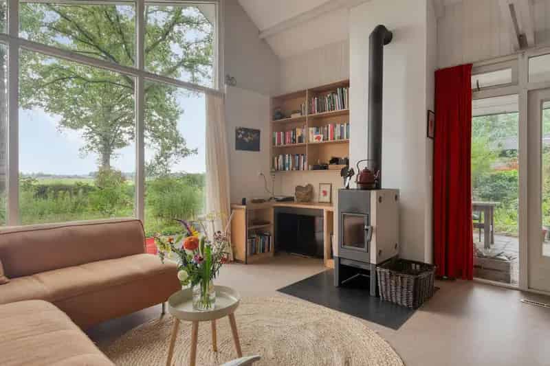 Stenen Bungalow Landgoed Uitzicht Rust Gastenverblijf