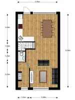 Gezellige woning begane grond: ideaal voor starters