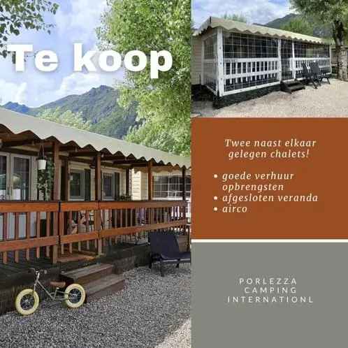 Te Koop: 2 Luxe Chalets aan Meer van Lugano