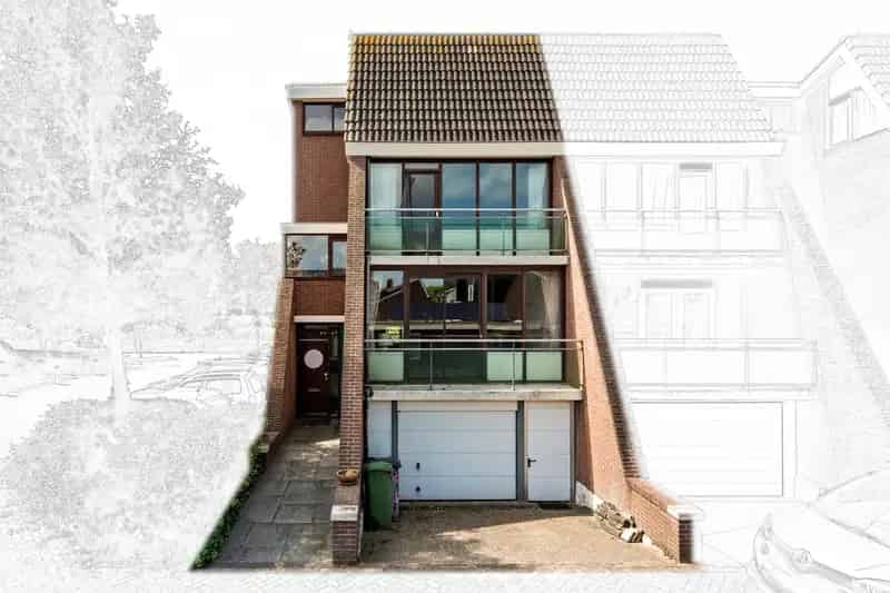 Ruime Splitlevel woning te koop in Maassluis met 4 slaapkamers en garage