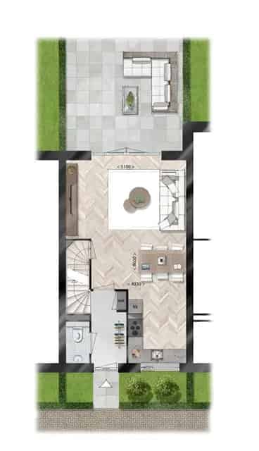 Moderne Eengezinswoning 4 Kamers te Huur Nijkerk