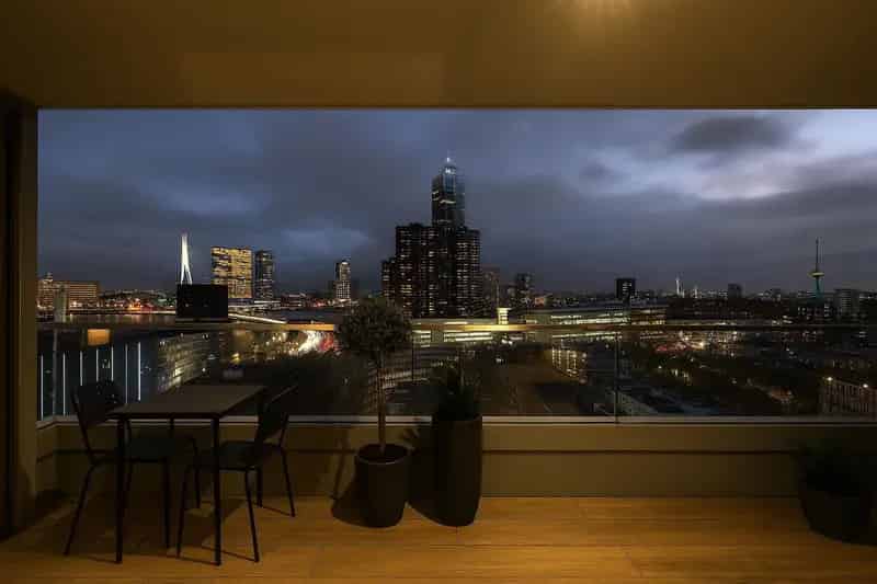 Luxe appartement Rotterdam The CoolTower  - Panoramisch Uitzicht