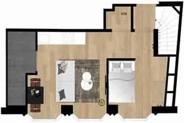 Studio Eindhoven 1 Persoon 6 Maanden Luxe Afwerking