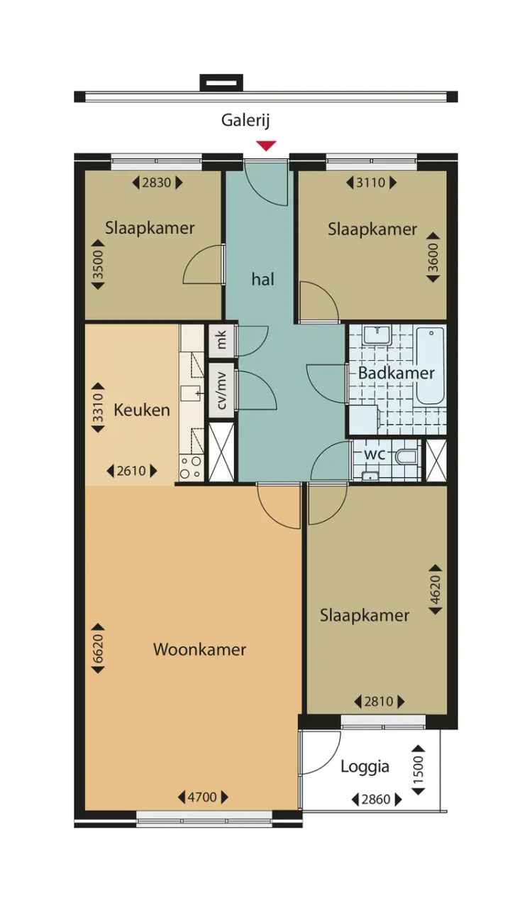 Huurappartementen Piazza Den Haag: 2-3 slaapkamers, nabij station