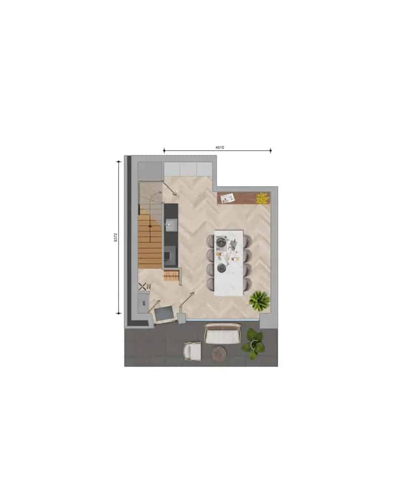 Appartement Naritaweg Amsterdam 4 Kamer Ruime Living