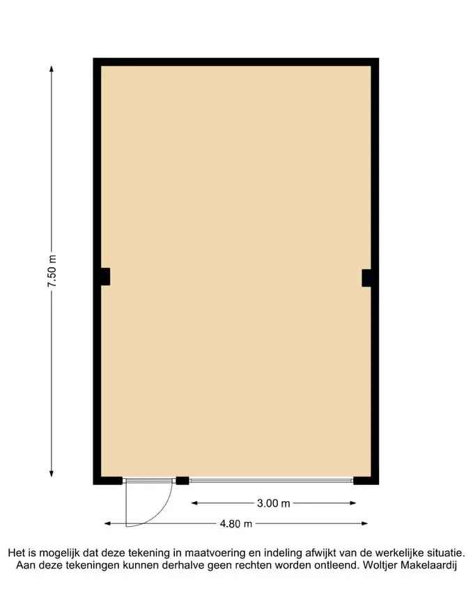 Bedrijfshal te koop Biddinghuizen 36m²