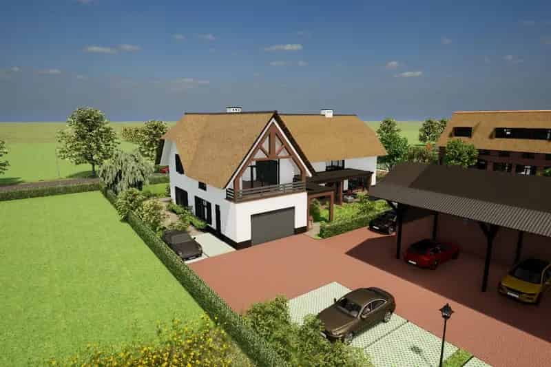 Bouwkavel Nieuw Vennep 1235m2 Bouwvergunning Villa 434m2 of 270m2
