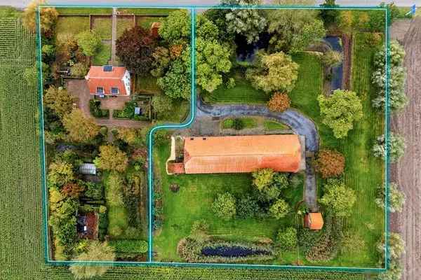 Woonboerderij Cadzand 1877 gerenoveerd 4 slaapkamers 4900m2