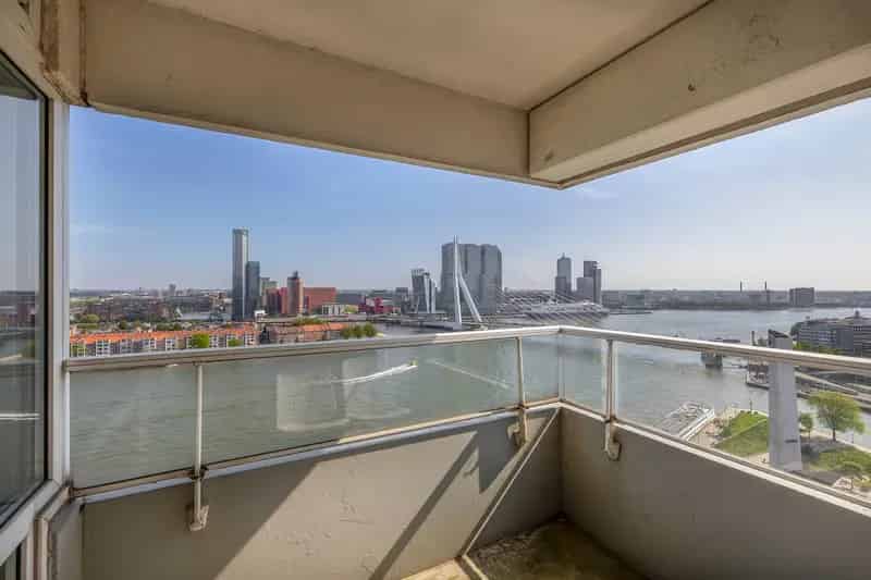 Luxe appartement Rotterdam Maas uitzicht 78m2