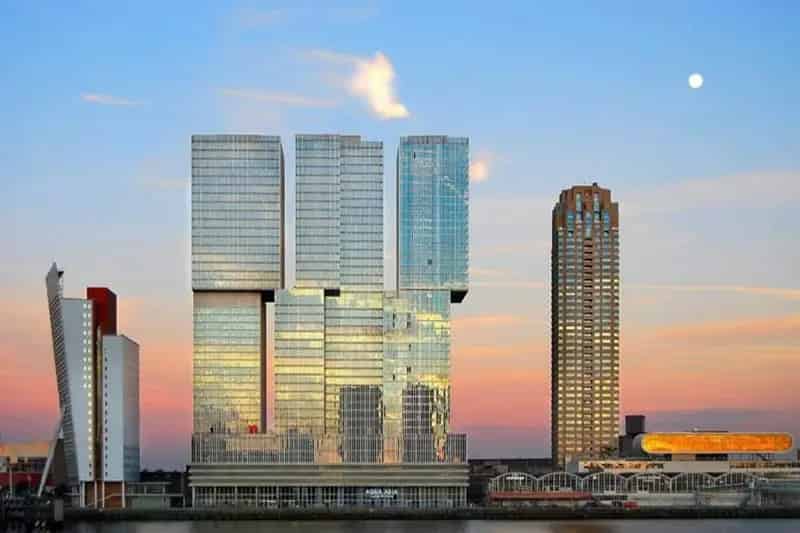 Luxe 3-kamerappartement Wilhelminapier Rotterdam
