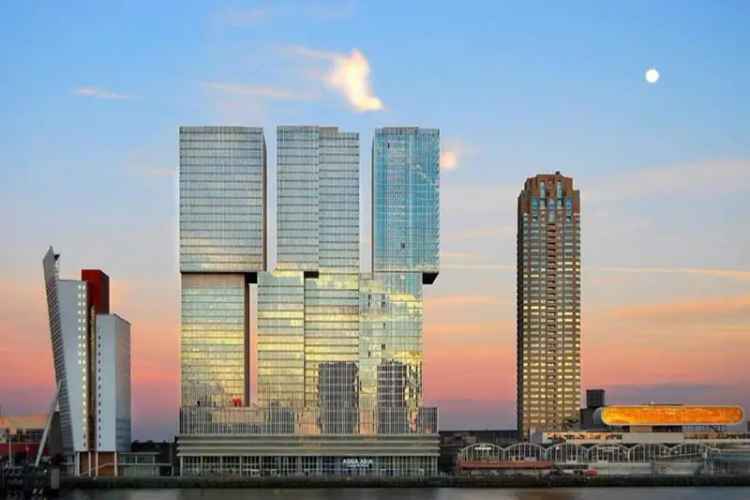 Luxe 3-kamerappartement Wilhelminapier Rotterdam