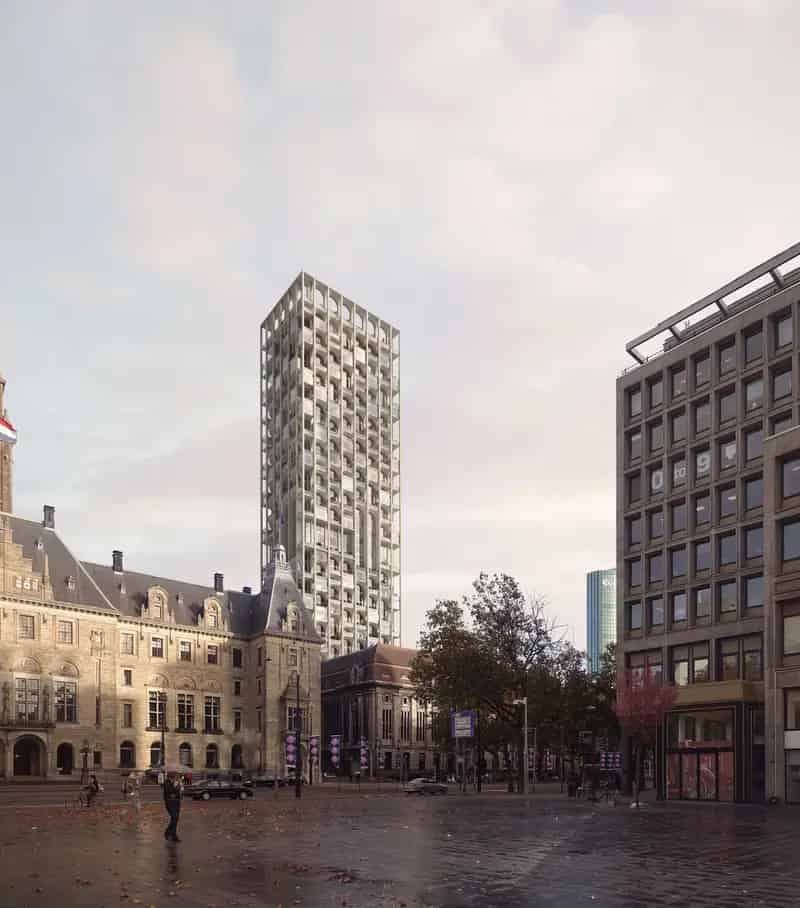 Nieuwbouwappartement Rotterdam POST Coolsingel 178m²