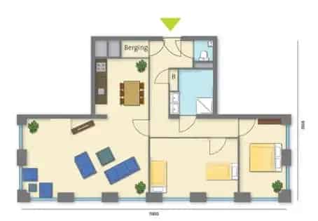 2 Kamer Appartement 97m² Amersfoort Vathorst