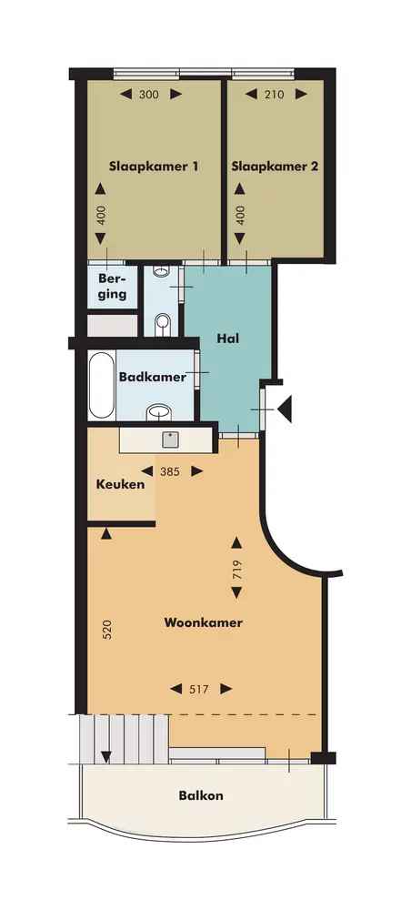 Appartement Rotterdam Centrum 8e Etage Balkon Uitzicht