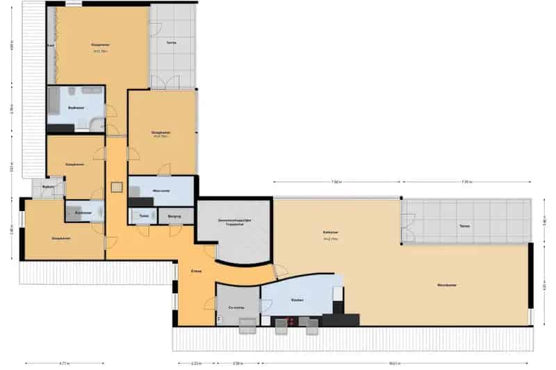 Penthouse Hilversum Corversbos 4 slaapkamers 3 terrassen