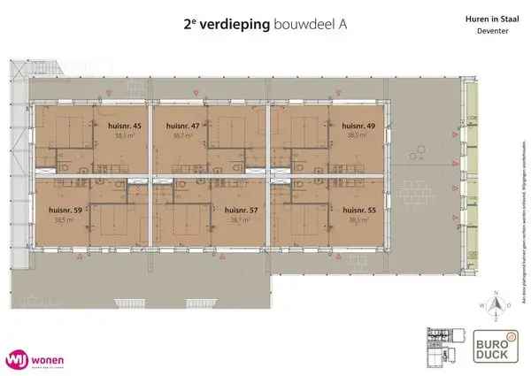 2 Kamer Appartement Deventer Havenkwartier Per 1 April 2025