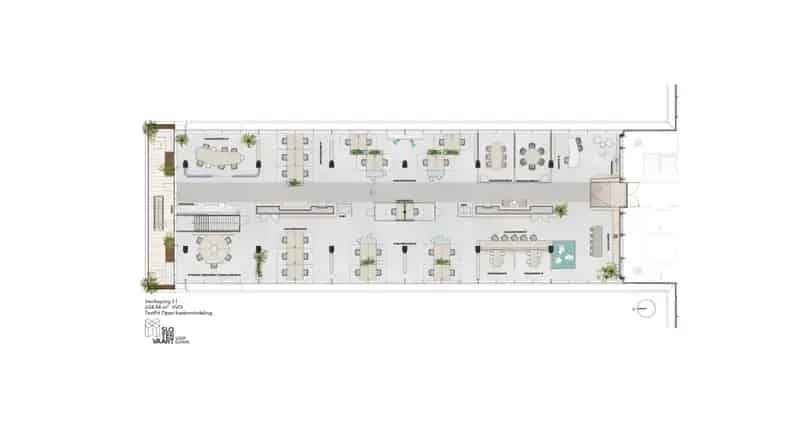 Amsterdam Kantoorruimte 35-50m2 inclusief meubilair
