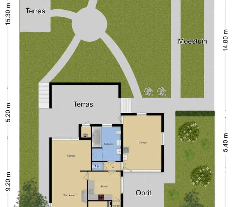 Vrijstaande woning Randwijk 3 slaapkamers grote tuin