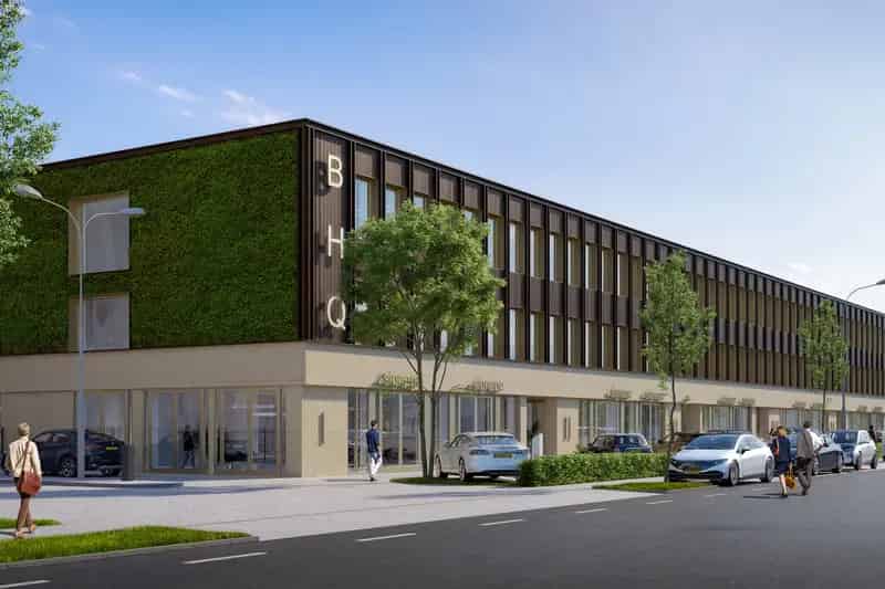 Kantoor te Koop Haarlem Bamboo HQ 91-234m2 Duurzaam Showroom Parkeerplaats