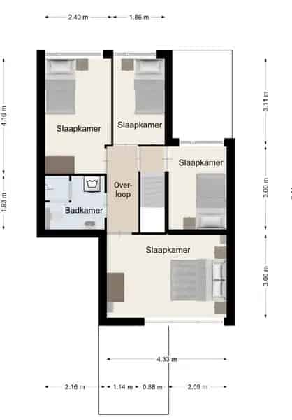 Ruime Gemeubileerde Familiewoning te Huur Eindhoven