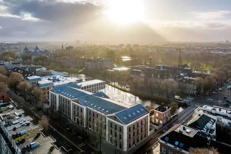 Kantoorruimte Amsterdam Sarphatistraat te huur Rijksmonument