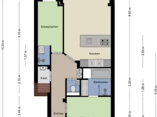 Te Huur: Ruim 3-kamerappartement Amsterdam Zuid