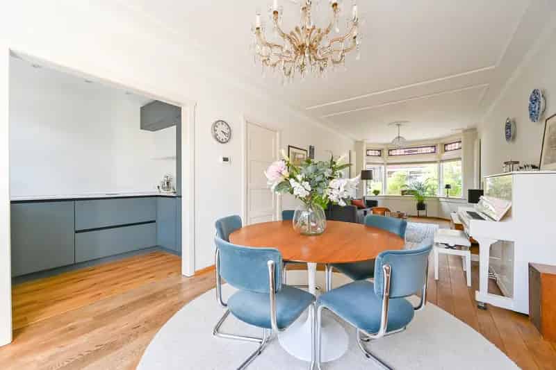 Jaren 30 woning Delft 4 slaapkamers moderne keuken tuin energielabel A