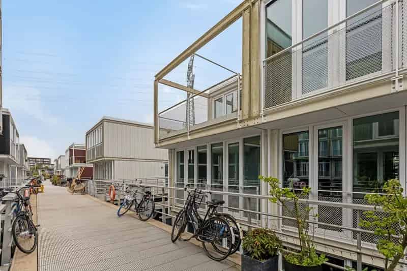 Waterwoning IJburg: 107m², Dakterras, Parkeerplaats, Energielabel A