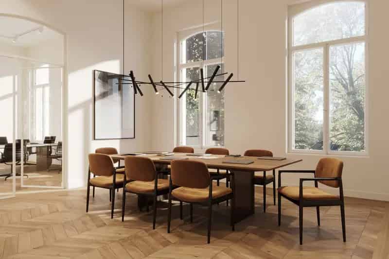 Kantoor Amsterdam te huur: 289m², luxe, duurzaam, 38 werkplekken