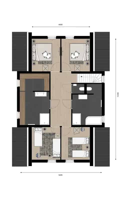 Luxe 12-Persoons Recreatiewoning te Koop in Landal De Wielsche Dreef