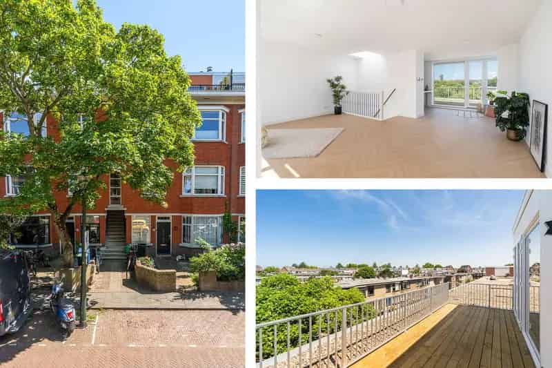 5 Kamer Dubbel Bovenhuis Den Haag Notenbuurt 132m² Dakterras