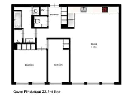 Luxe Piet Boon Appartement Amsterdam 79m2 2 Slaapkamers