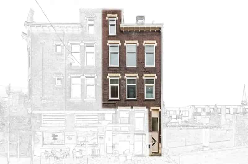 Ruime bovenwoning 4 slaapkamers Rotterdam Noord