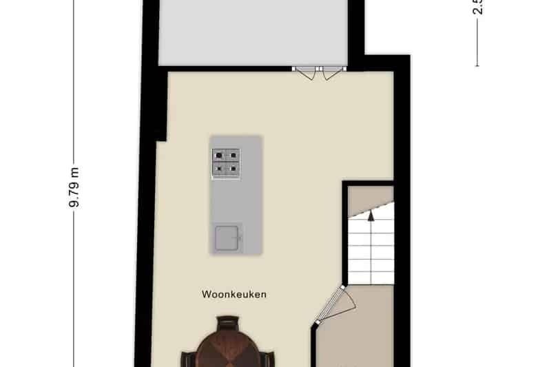 Huis te koop Deventer Centrum: Casco woning met potentie