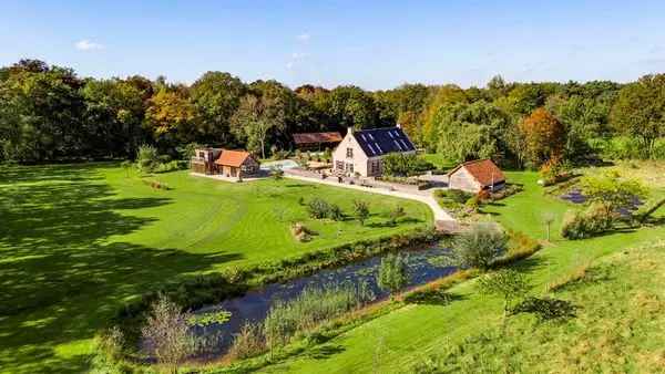 Luxe Landgoedvilla Weert 8 Hectare Grond Zwembad Sauna