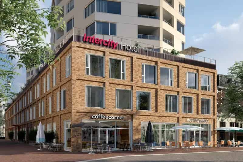 Winkelruimte Leiden Stationsweg: 1282 m²  Horeca Detailhandel Dienstverlening