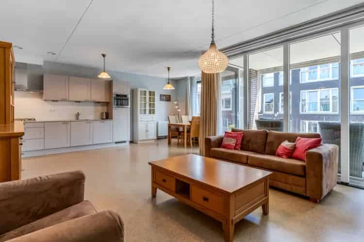 3-kamer appartement Brouwersgracht 86m2 Parkeerplaats Balkon