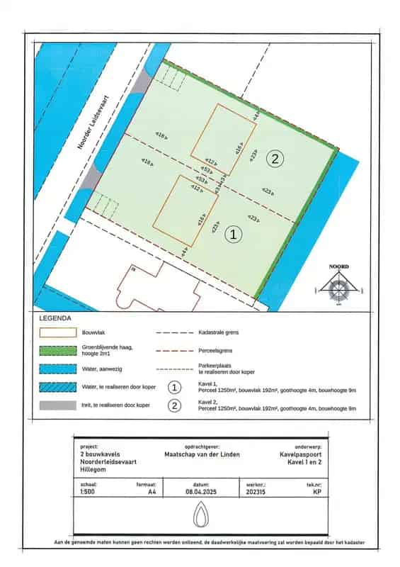 Bouwkavels Hillegom: Droomvilla aan de Leidsevaart
