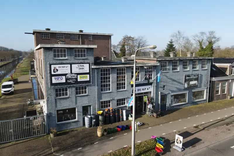 Bedrijfshal te koop Jubbega voormalige zuivelfabriek