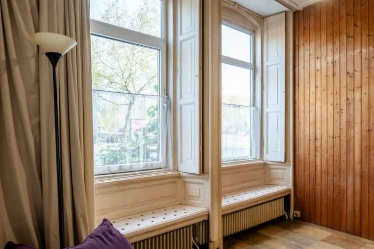 Dubbel benedenhuis Stadhouderskade Amsterdam 183m2 tuin