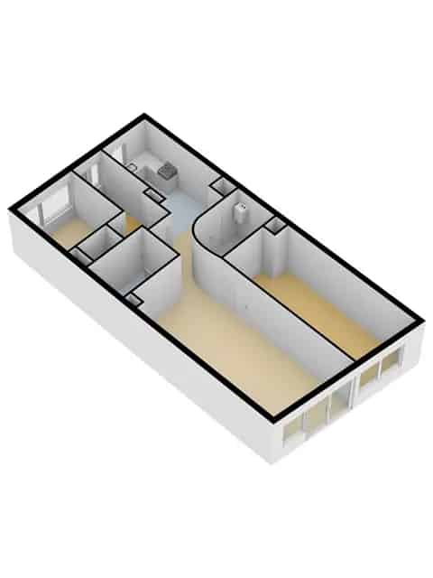 Galerijflat te huur Voorburg 3 kamers 98m2