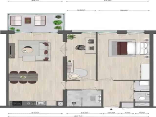 Appartement Laakweg Den Haag: Balkon, Open Keuken, Badkamer, Slaapkamer