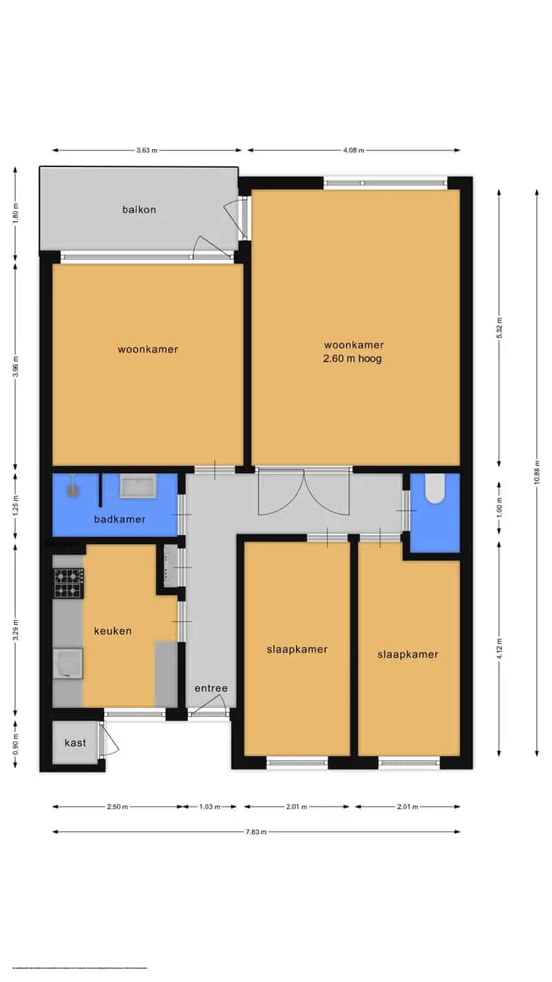 Appartement Hilversum 4 kamers 76m2 te koop