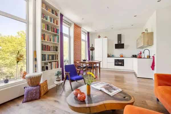 3-kamer appartement Oude Pijp 71m2 ruim balkon moderne keuken