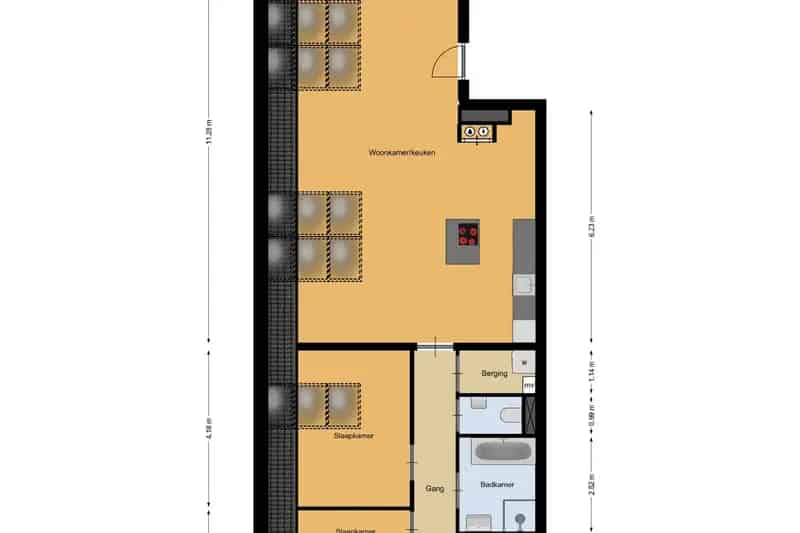 Penthouse Almere Poort 3 slaapkamers 2 badkamers